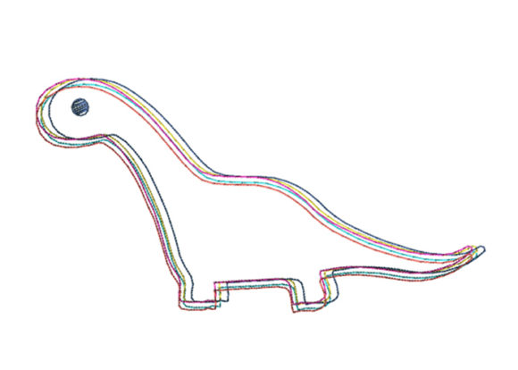 An Embroidery Designer’s Review of Dino Scribble Stitch for Business