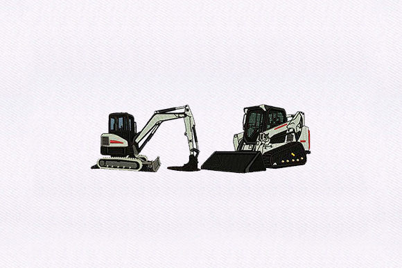 Bulldozer Excavator Embroidery: A Designer's Review for Apparel