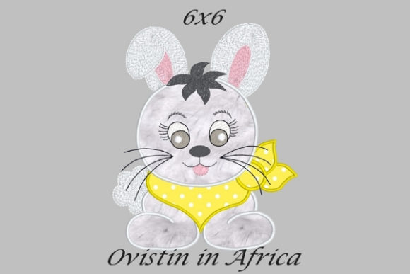 Cute Cool Baby Rabbit for Boutique Apparel