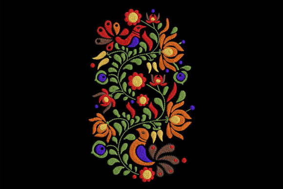 Exploring Hungarian Color-rich Traditional Motif