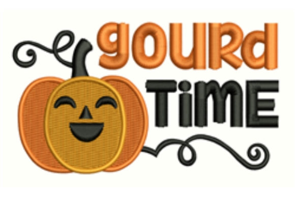 Gourd Time: A Charming Addition for Holiday Embroidery