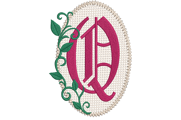 Olde English Monogram Letter Q: A Stylish Embellishment