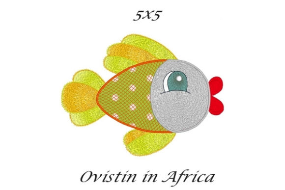 Sassy Orange & Yellow Fish Embroidery Design Review