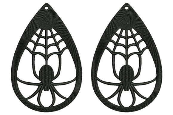 Spider Earrings Embroidery Design Review for Craft Fair Products