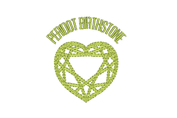 The August Heart: Reviewing the Peridot Birthstone Faceted Heart Design