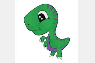 The Baby T-Rex Embroidery Design: A Craft Fair Winner