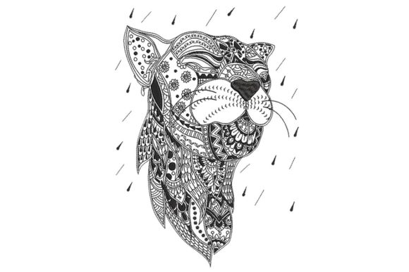 The Cougar 1: A Versatile Embroidery Design